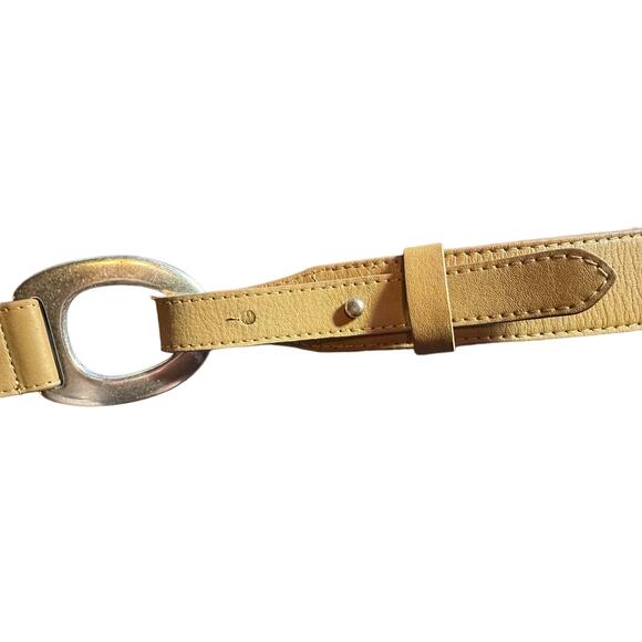 jjill Tan Leather Belt  Casual SZ XL C100854 - Picture 2 of 9